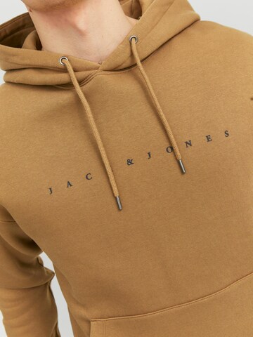 JACK & JONES Суичър 'Star' в кафяво