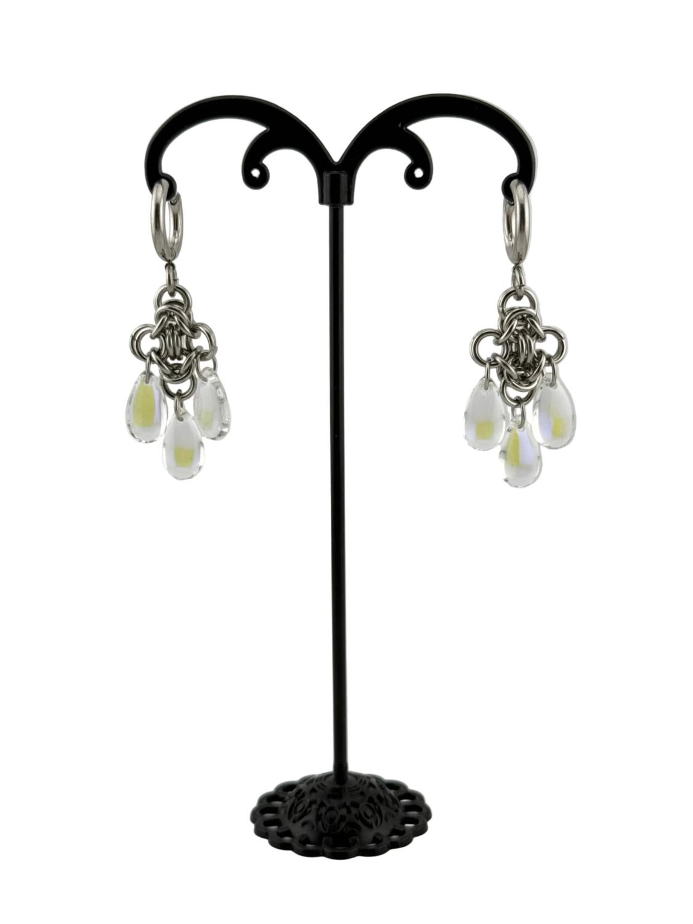 Prettysmarttwins Earrings 'Pluvia' in Grey