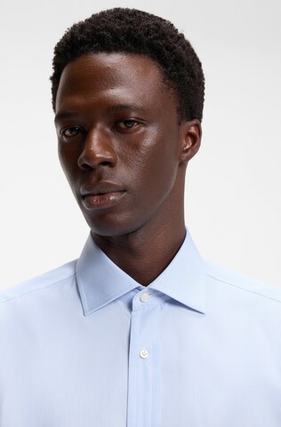 BOSS Regular fit Button Up Shirt in Blue