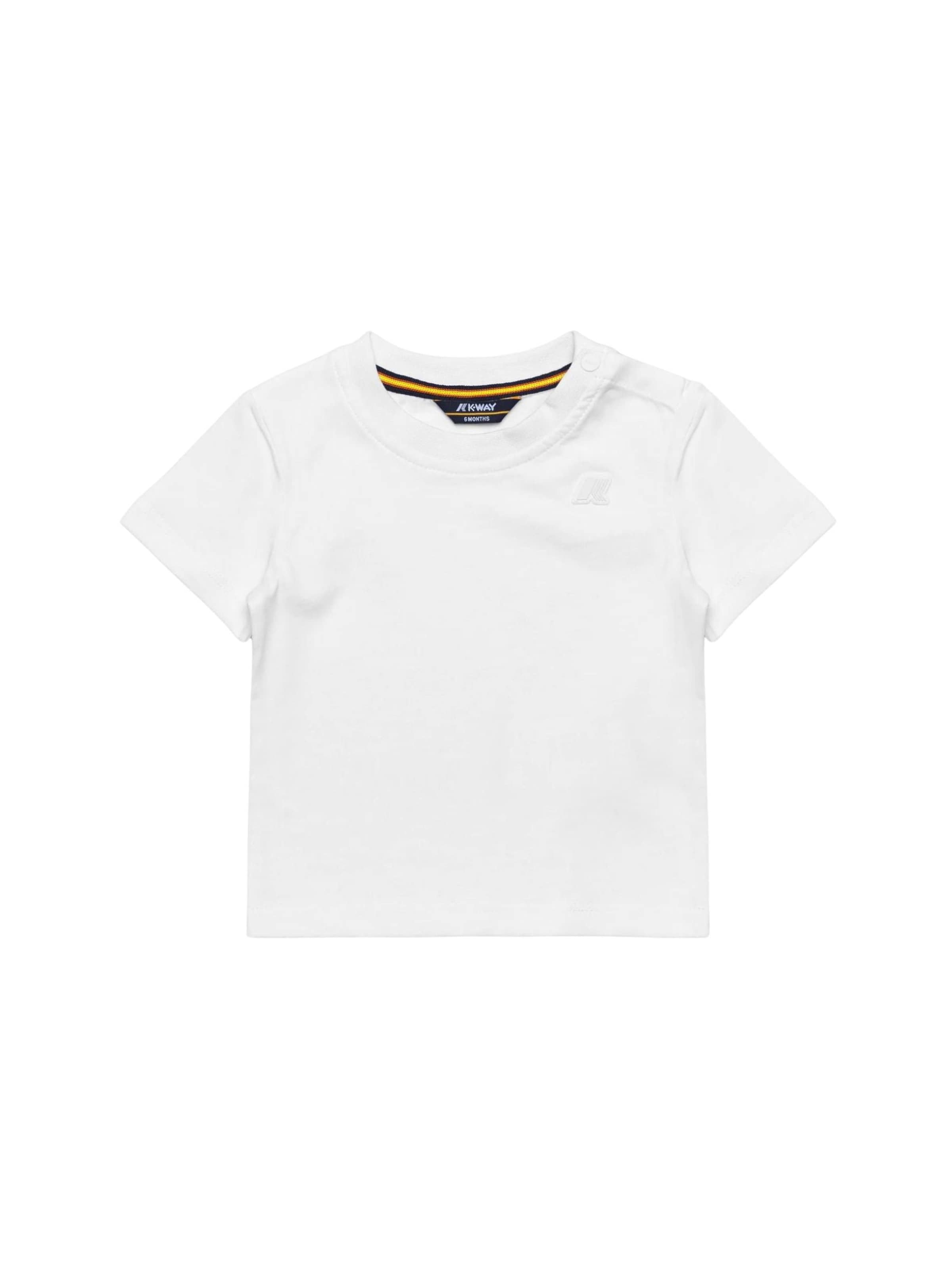 Maglietta 'K-WAY KIDS E. PETE JERSEY T-SHIRT' di K-Way in bianco: frontale