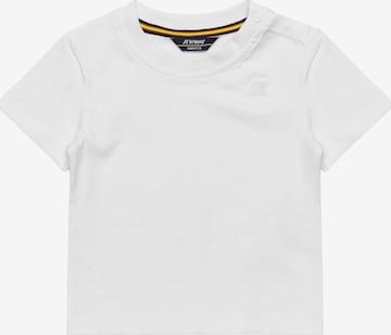 K-Way Shirt 'K-WAY KIDS E. PETE JERSEY T-SHIRT' in Wit: voorkant
