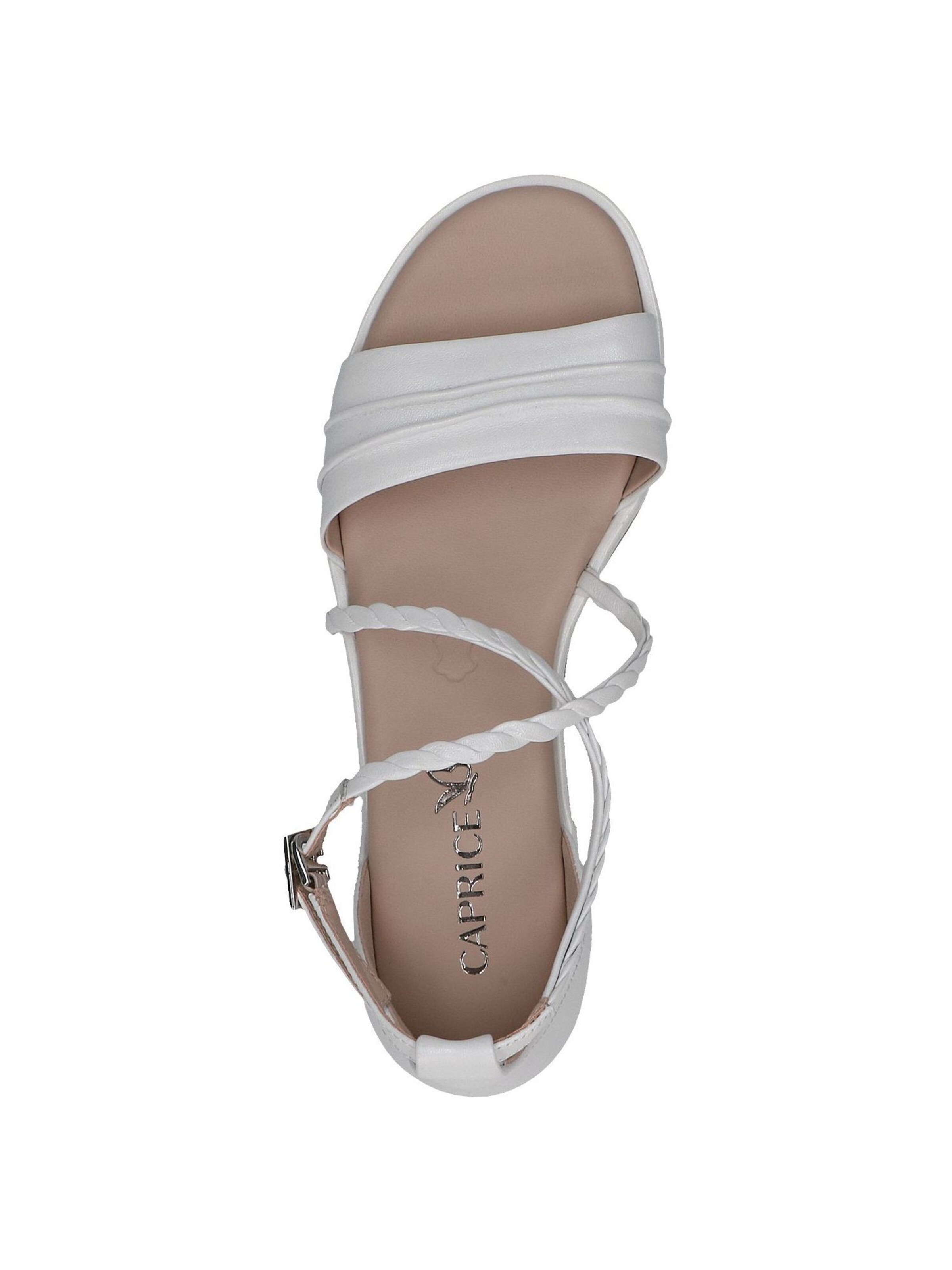 CAPRICE Sandale in Weiß