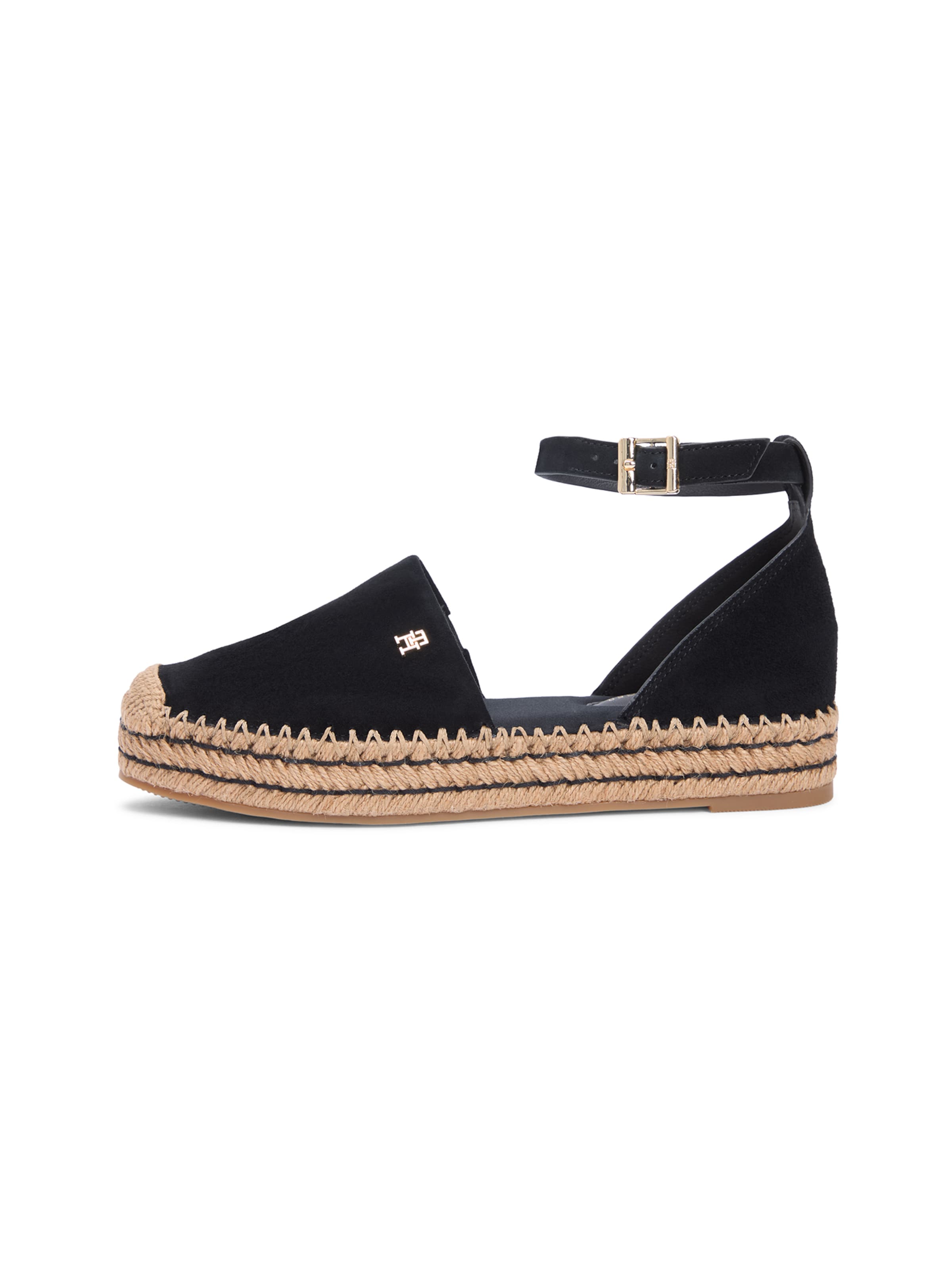 TOMMY HILFIGER Espadrilles - fekete: elől
