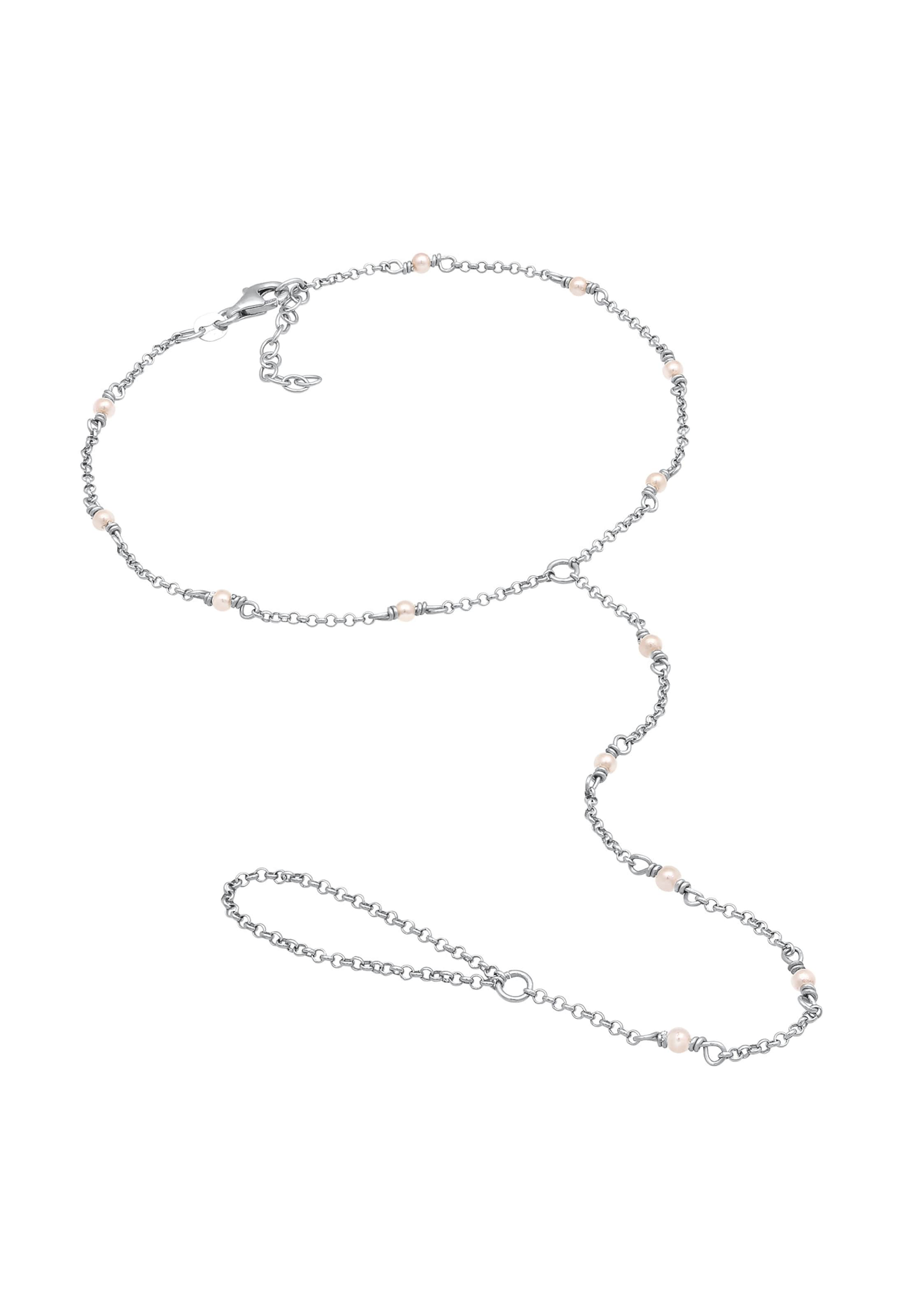 ELLI Foot Jewelry in Silver: front