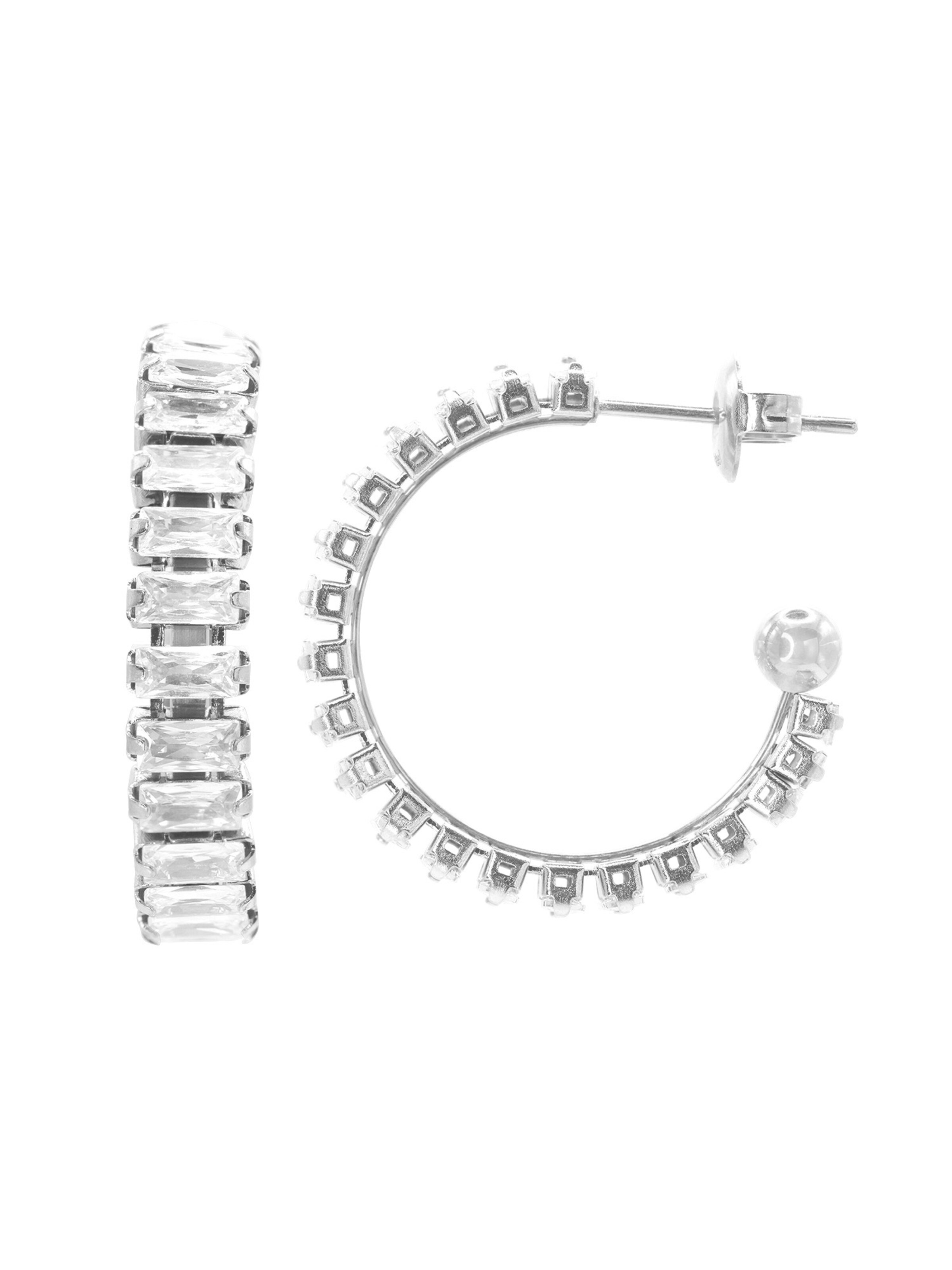 Heideman Oorbellen 'Maro ' in Zilver: voorkant