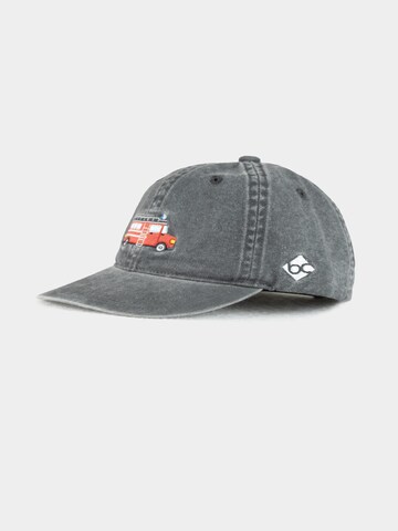 Bavarian Caps Hat 'Feuerwehr' in Grey: front