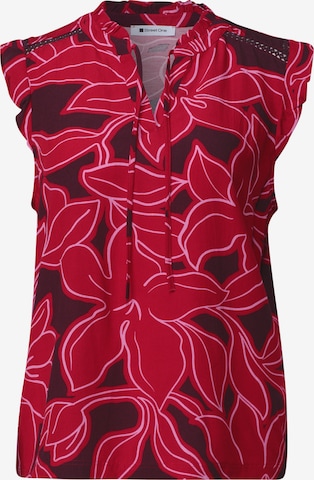 Camicia da donna di STREET ONE in rosso: frontale
