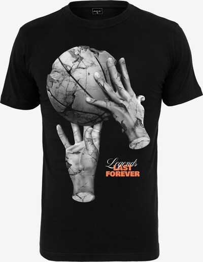 Mister Tee Tričko - sivá / svetlooranžová / čierna, Produkt