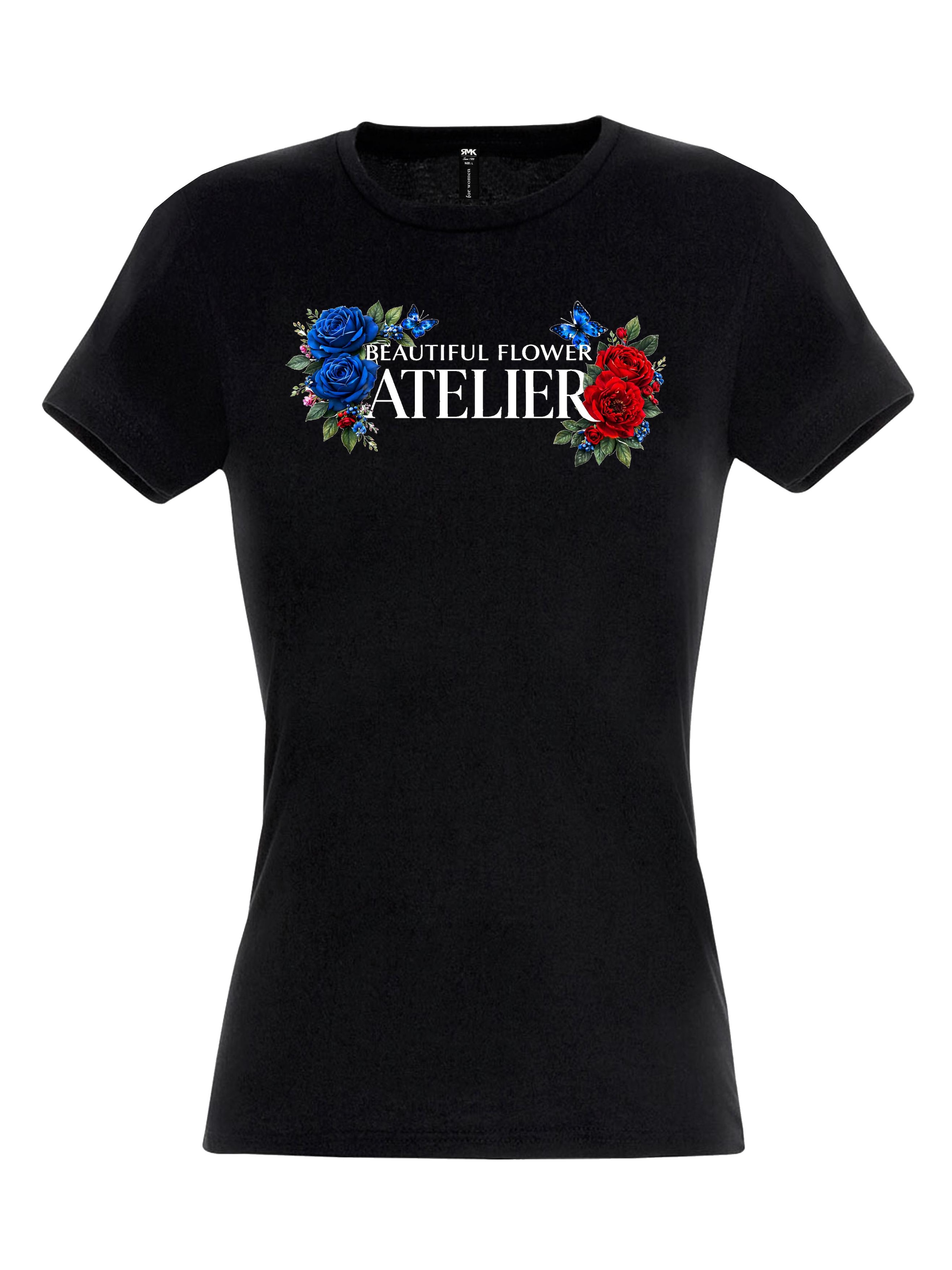 RMK Shirt '"Beautiful"'‌‌ in Schwarz: Vorderseite