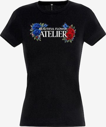 RMK Shirt 'Beautiful' in Black: front