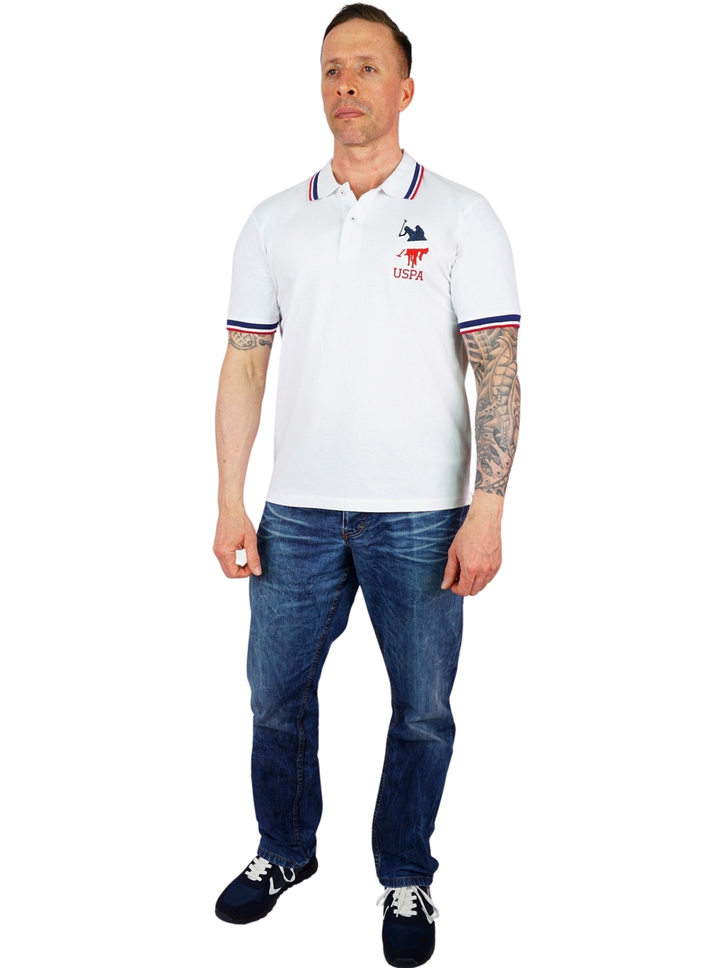 Maglietta di U.S. POLO ASSN. in bianco