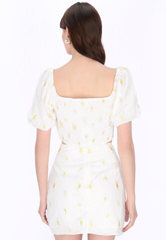 MYMO Blouse 'Young Fashion' in Wit