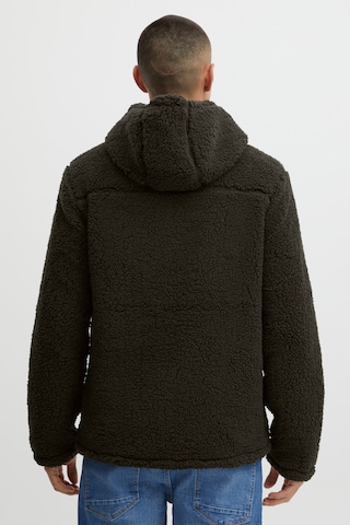 !Solid Fleece jas in Zwart