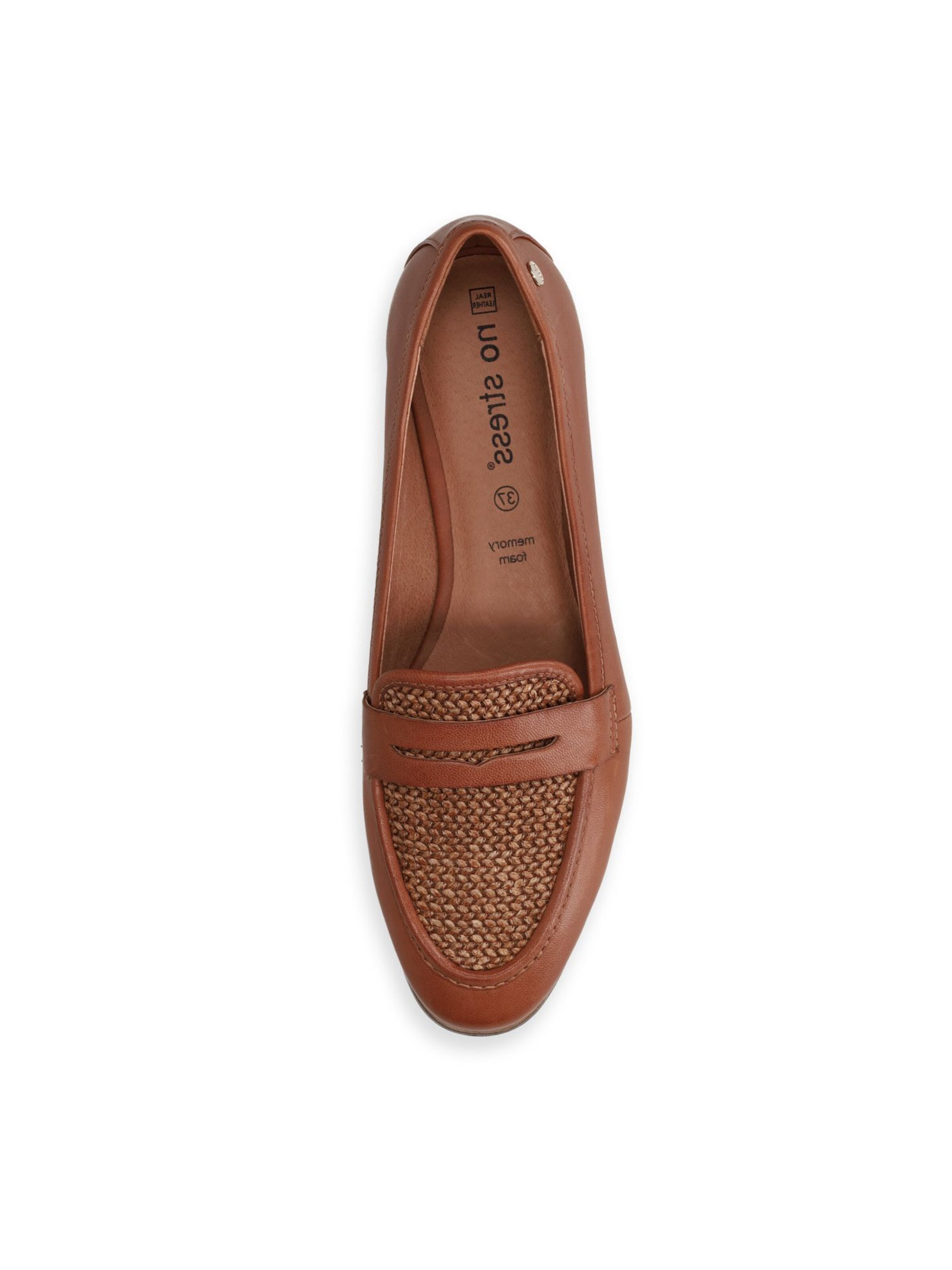 Mocassin no stress en marron