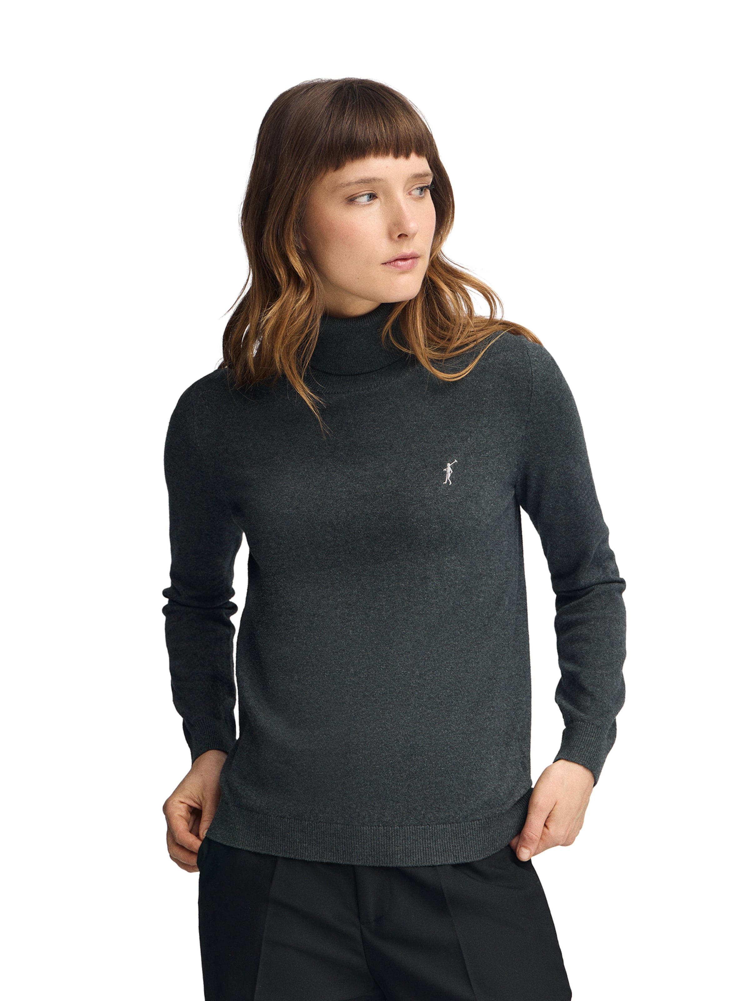 Polo Club Sweater in Grey: front