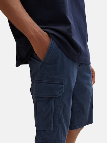Regular Pantalon cargo TOM TAILOR en bleu