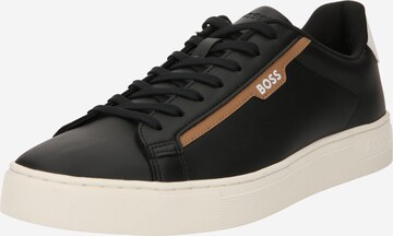 Sneaker bassa 'Rhys' di BOSS in nero: frontale