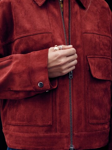 Next Overgangsjakke i rød