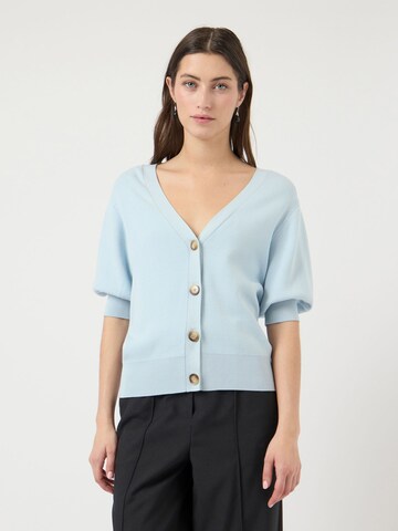 YAS Knit cardigan 'YASFonny' in Blue: front