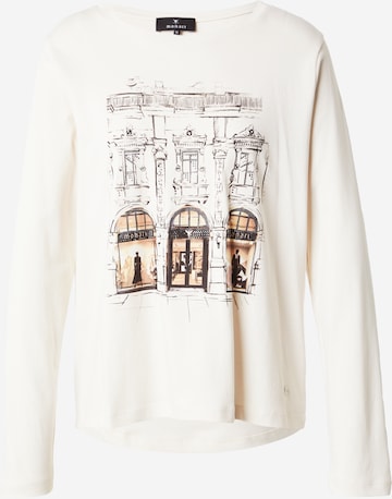 balta monari Marškinėliai: priekis