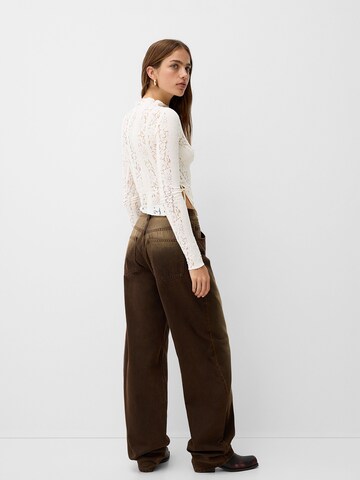 Bershka Blus i beige