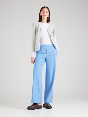 OBJECT Wide leg Pants 'OBJLisa' in Blue