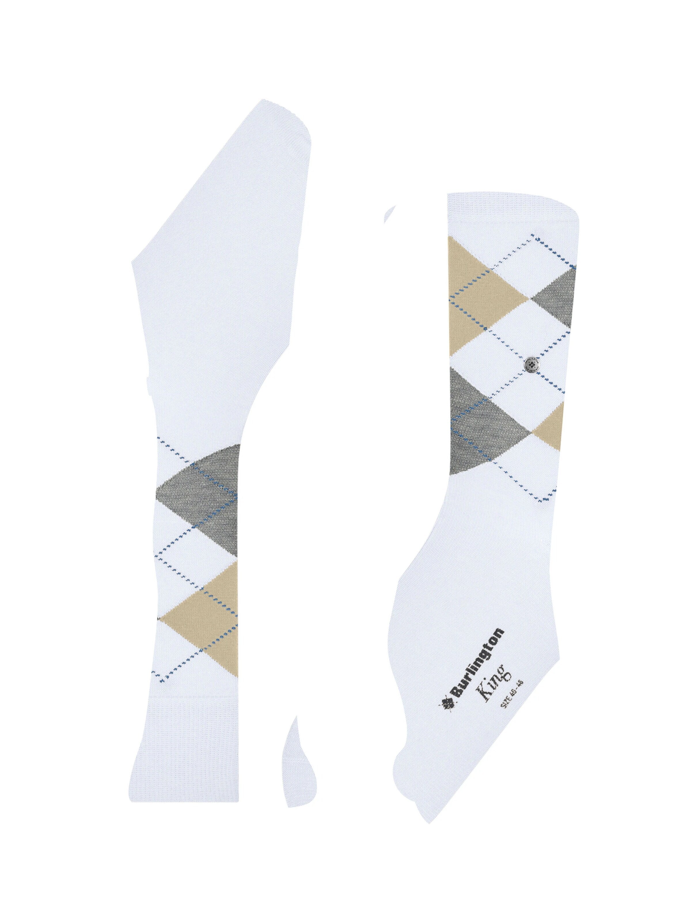 BURLINGTON Socks 'King' in White