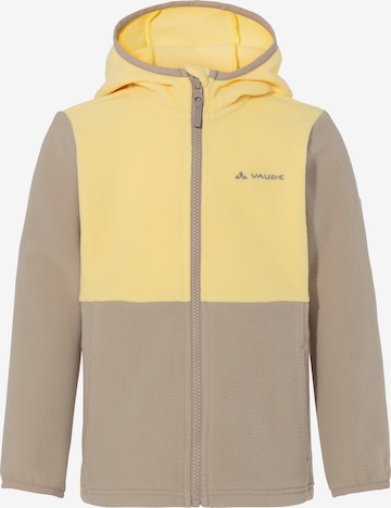 VAUDE Funktionsfleecejacke 'Pulex II' in Beige: Vorderseite