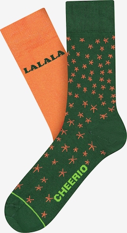 Chaussettes 'LALA HEAVEN' CHEERIO* en vert : devant