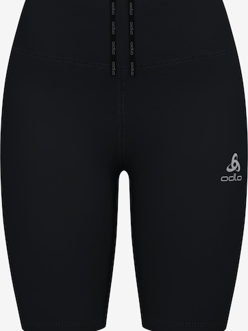 ODLO Slimfit Sporthose 'ESSENTIAL' in Schwarz: Vorderseite