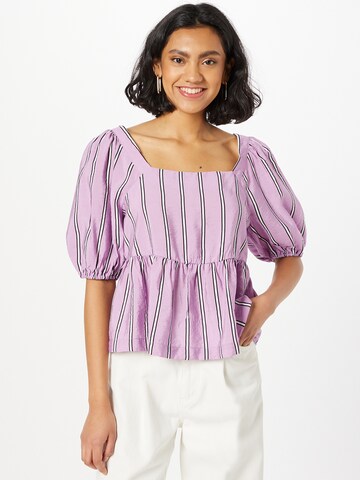 ICHI Blouse 'ELDA' in Purple: front