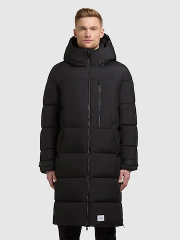khujo Winterjas 'SIRAM2' in Zwart: voorkant
