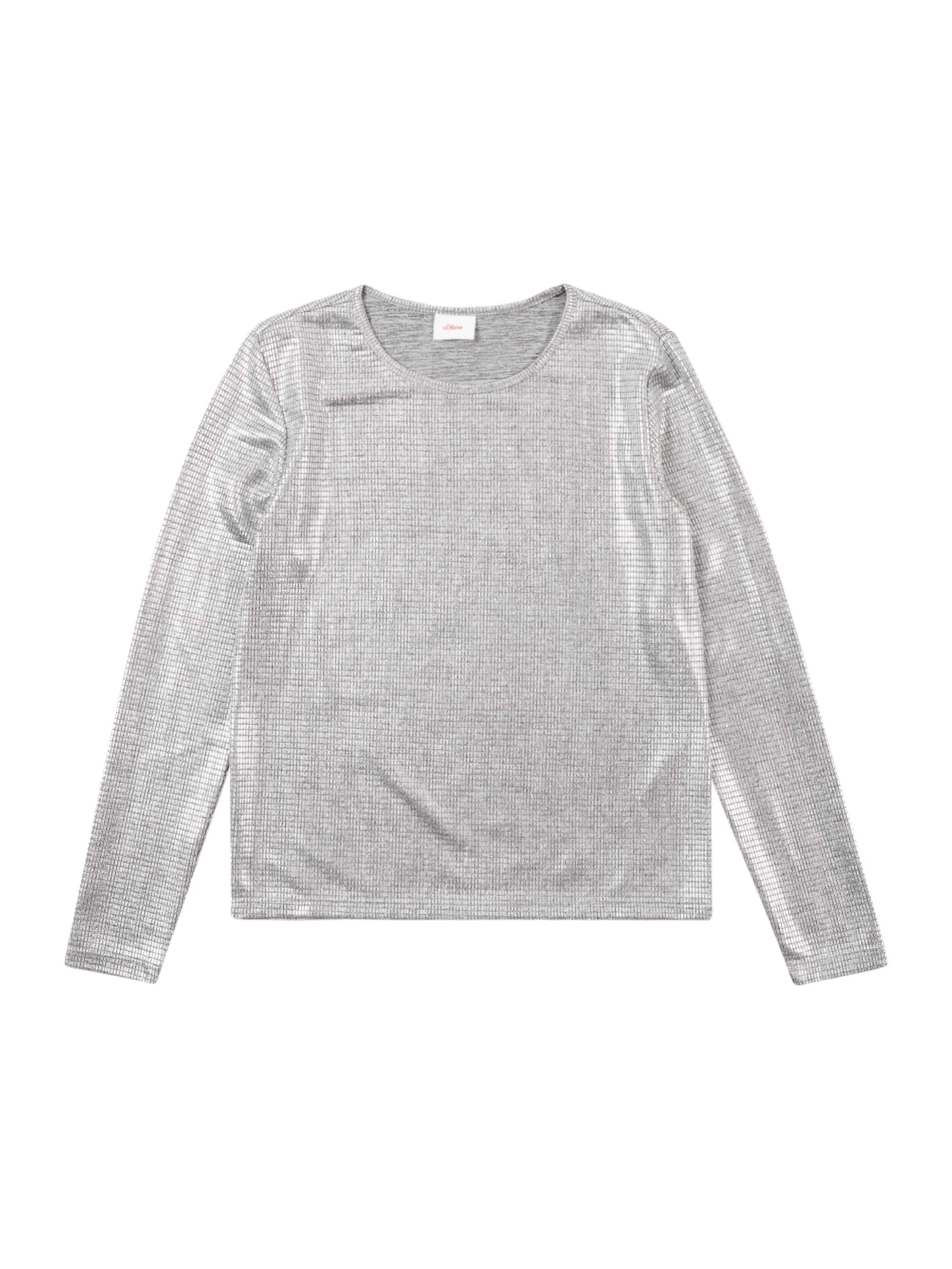 Maglietta di s.Oliver in argento: frontale