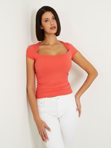 GUESS Top in Red: front