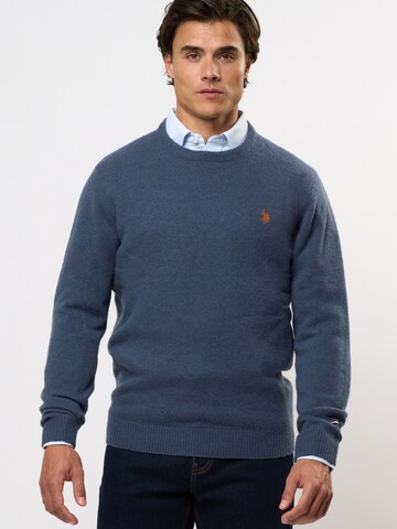 U.S. POLO ASSN. Neulepaita 'Ketil' värissä sininen: etupuoli