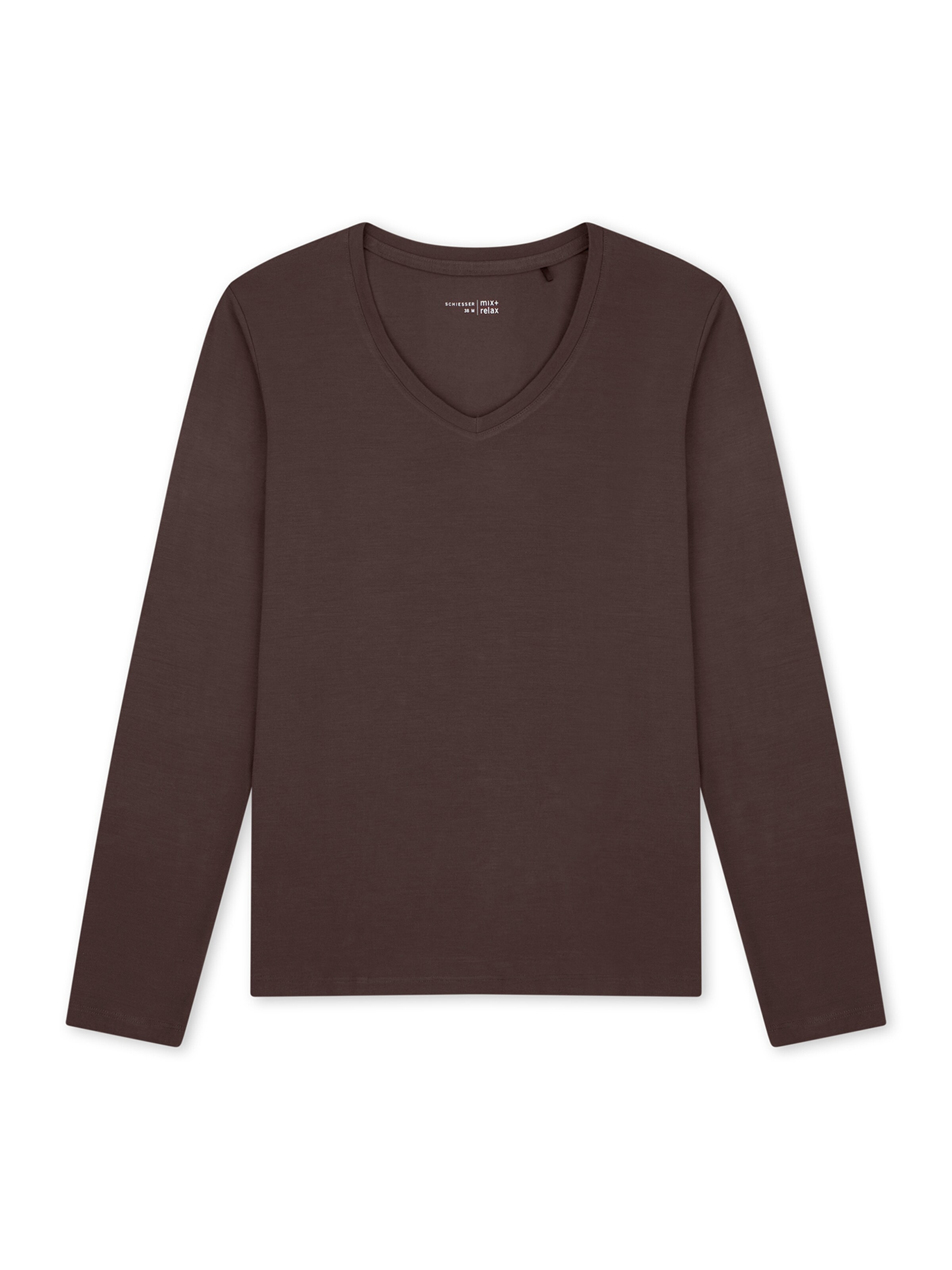 Chemise de nuit ' Mix Relax ' SCHIESSER en marron : devant