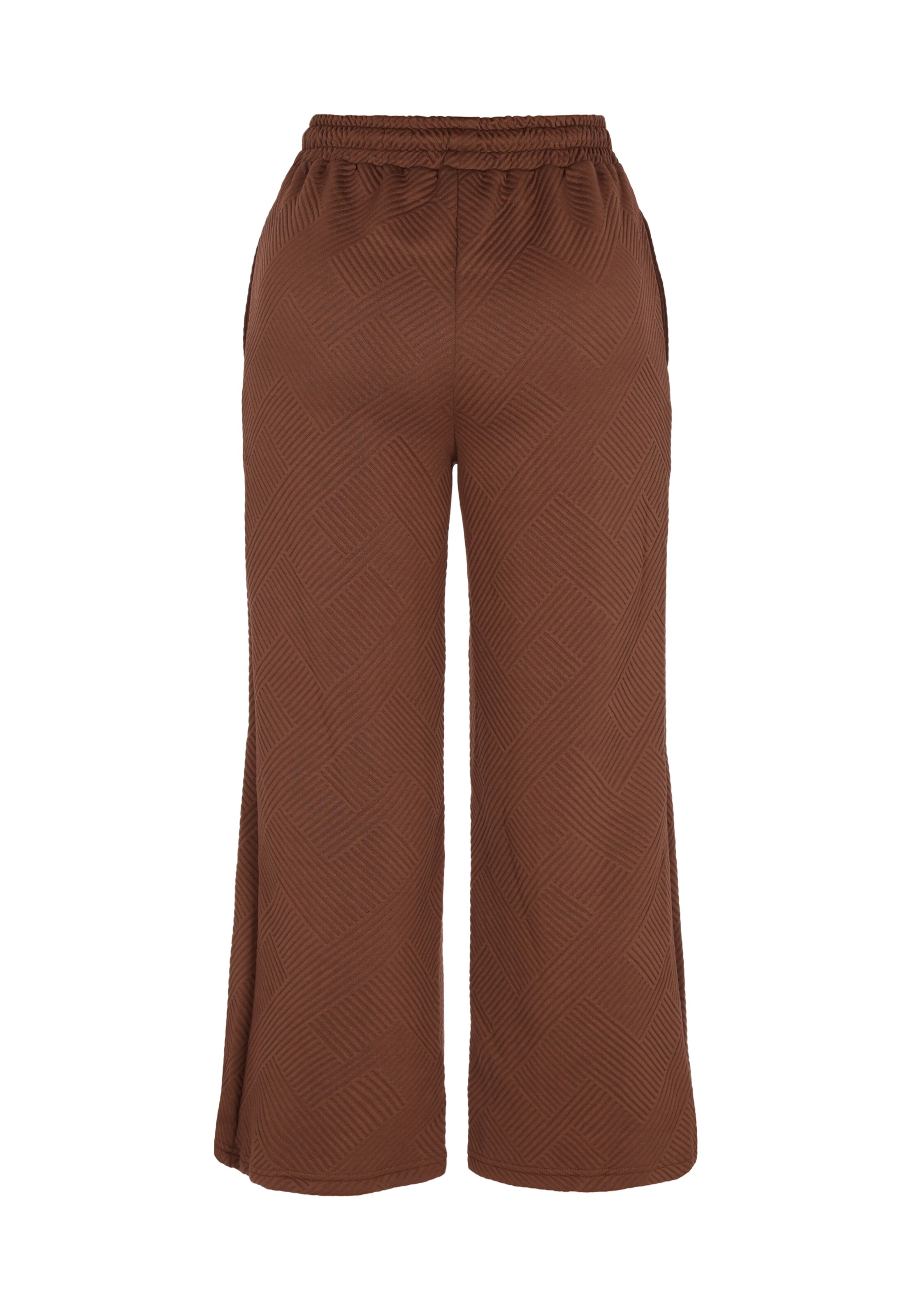 TALENCELoosefit Hlače - smeđa boja