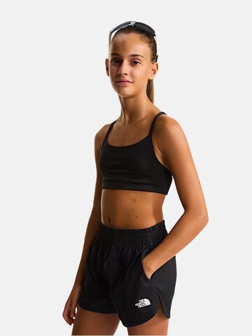 THE NORTH FACE Normalny krój Spodnie sportowe 'THE NORTH FACE kids G FLEX WOVEN SHORT PANTALONCINO' w kolorze czarny: przód