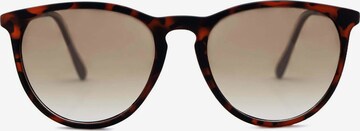 Lunettes de soleil ECO Shades en marron : devant