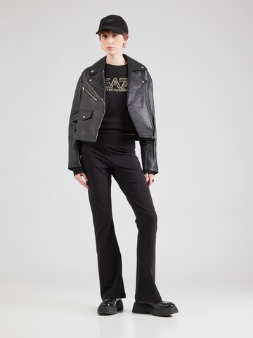 EA7 Emporio Armani Bootcut Spodnie w kolorze czarny