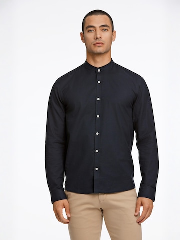 Slim fit Camicia di Lindbergh in nero