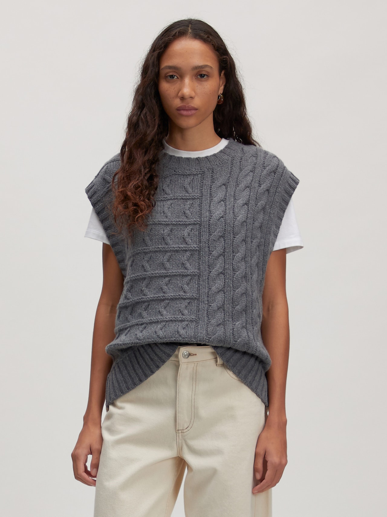 EDITED Produkte Pullunder aus Wolle 'Hadley' camel