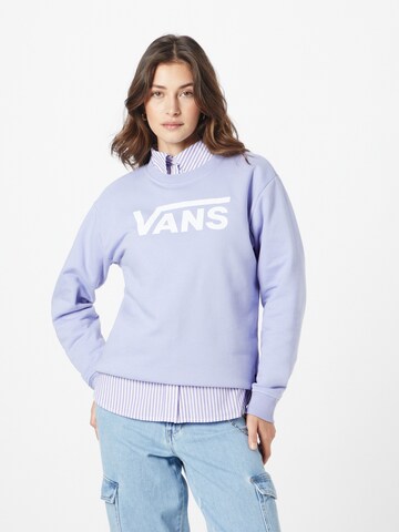 VANS Sweatshirt in Purple: front