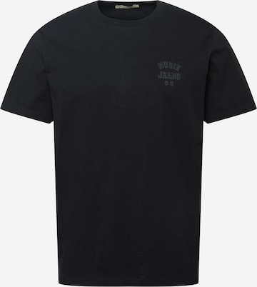 Maglietta 'Roy' di Nudie Jeans Co in nero: frontale