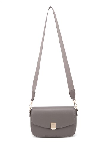 Borsa a spalla 'Borsa a spalla Celestia Elite pelle vegana PU - Chiusura zip' di David Jones in grigio