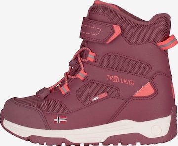 TROLLKIDS Snow Boots in Orange: front