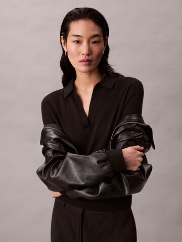 Calvin Klein Sweater in Black: front