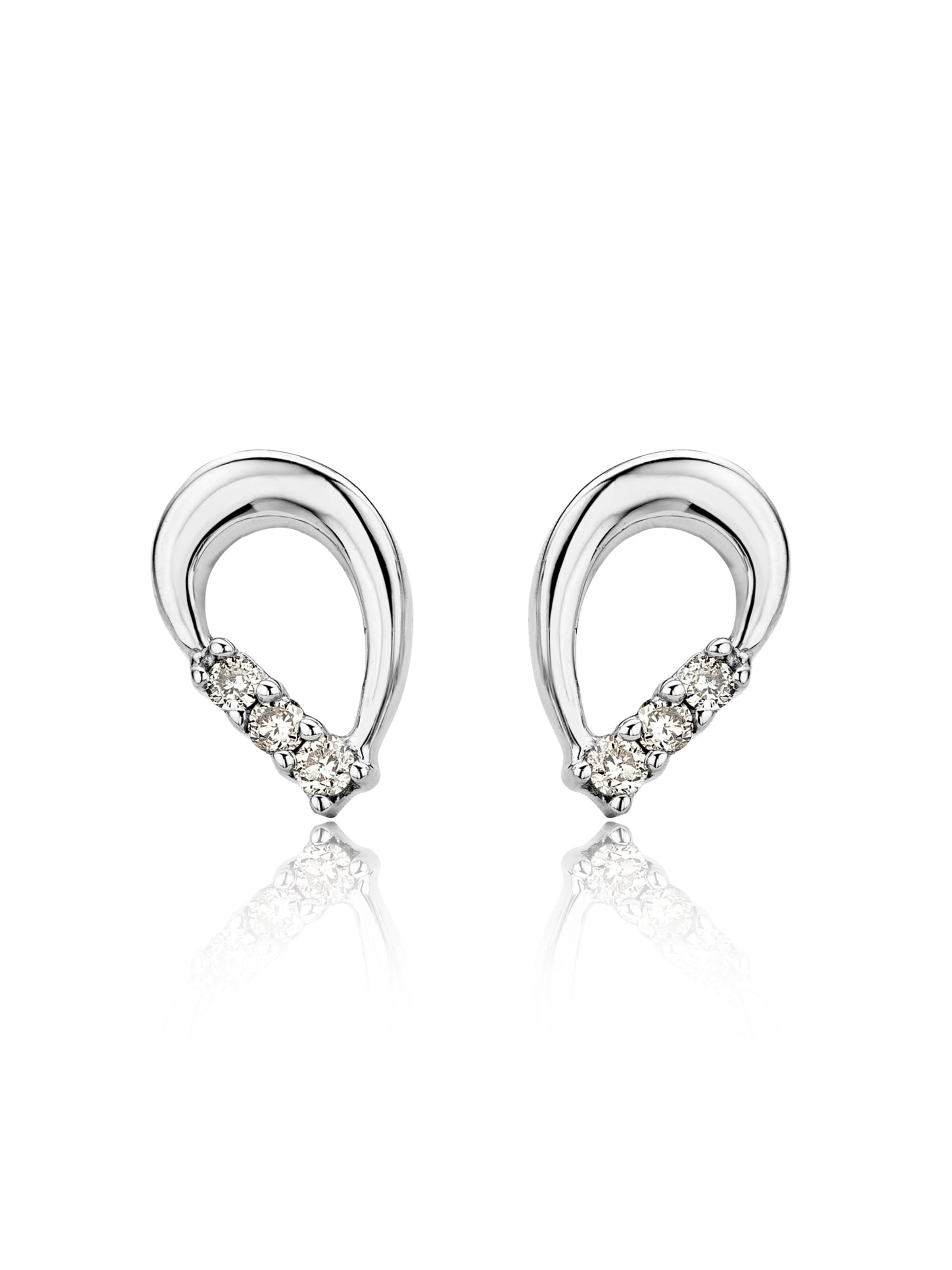 DIAMANT LETERNEL Earrings in Silver: front