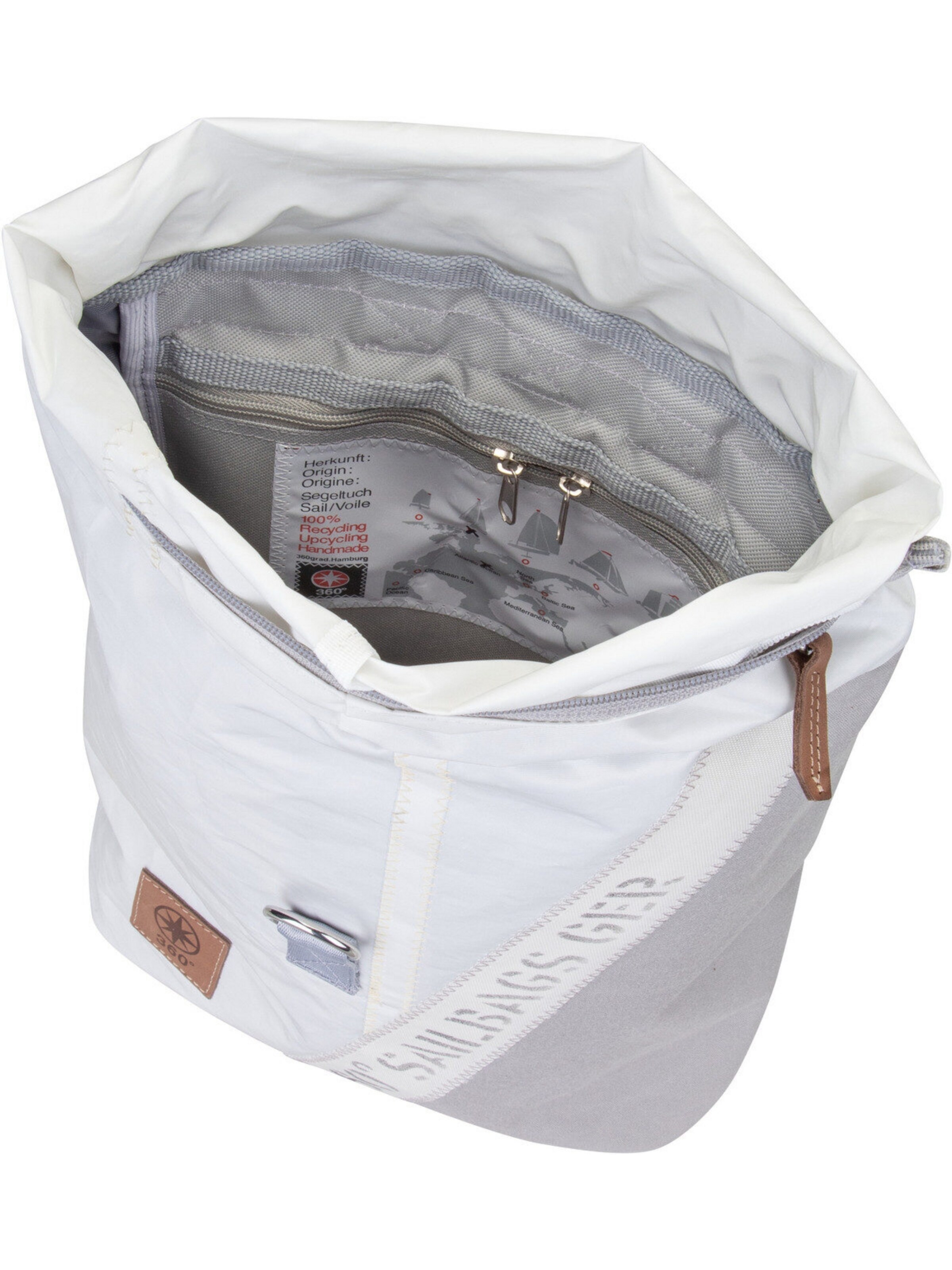 360 Grad Backpack 'Möwe' in White