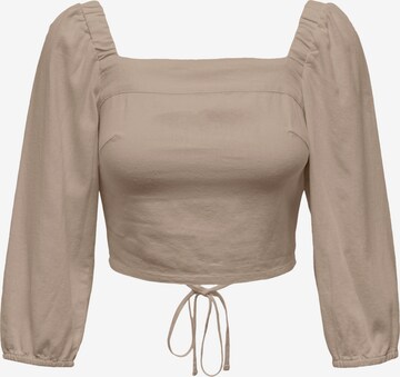 ONLY Bluse 'Caro' in Grau: predná strana